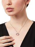Jools by Jenny Brown Infinity Circles pendant rhodium - British product