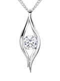 Jools by Jenny Brown cubic zirconia eye pendant, imported from the UK