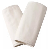 Ergobaby organic cotton teething pads for baby carrier straps in cream - British product