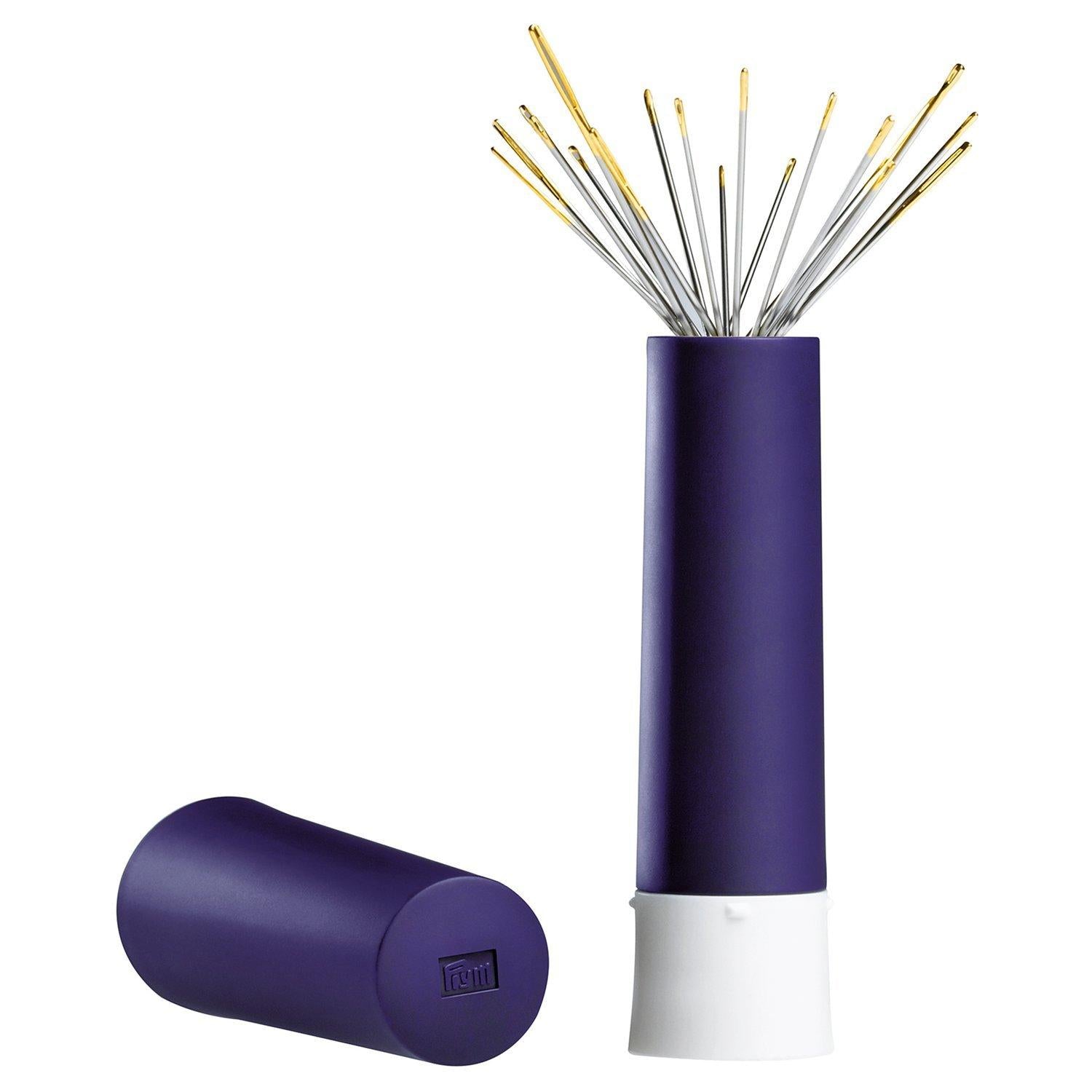 Prym Needle Twister blue plastic needle holder - British product