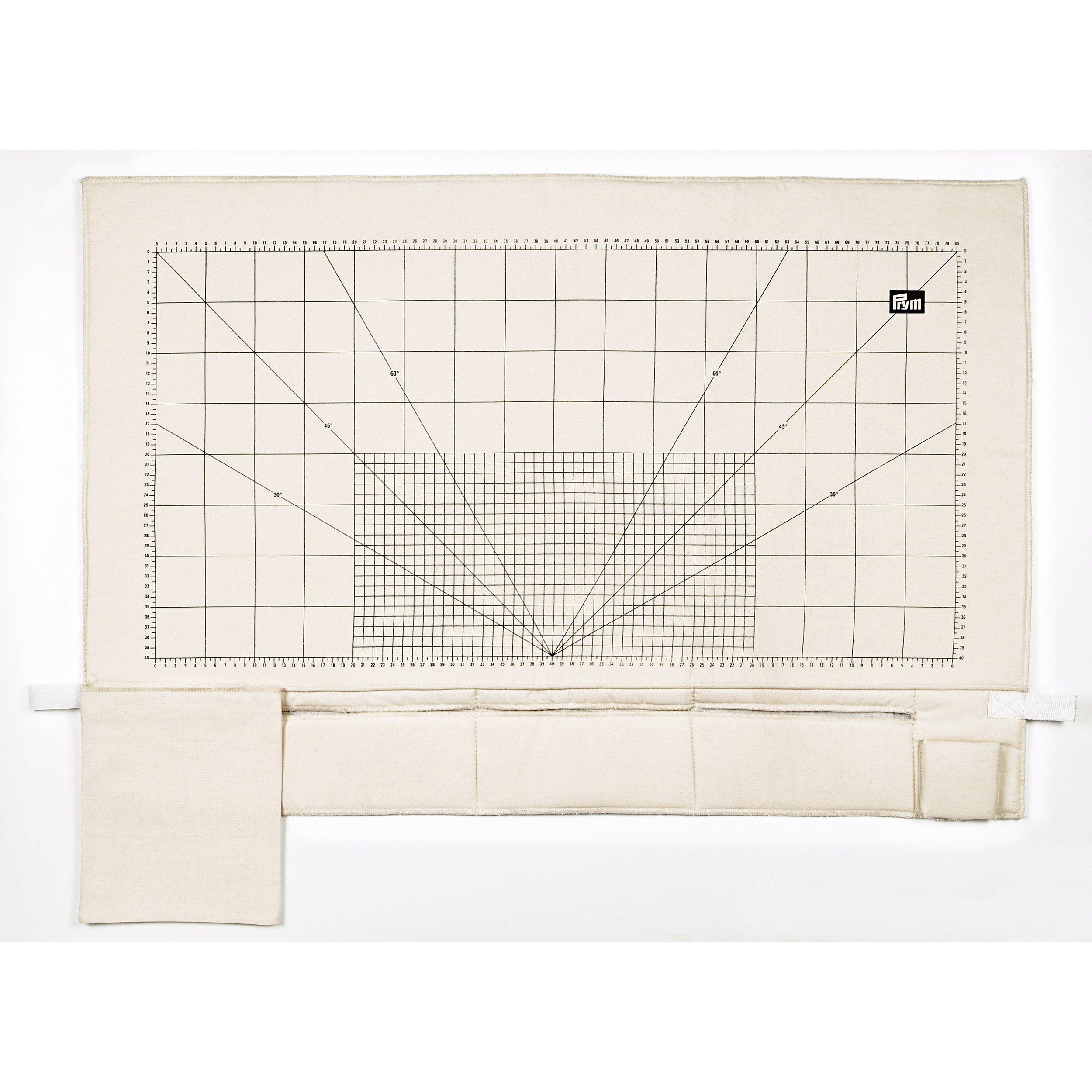 Prym ironing sheet with cm grid and pockets, UK version