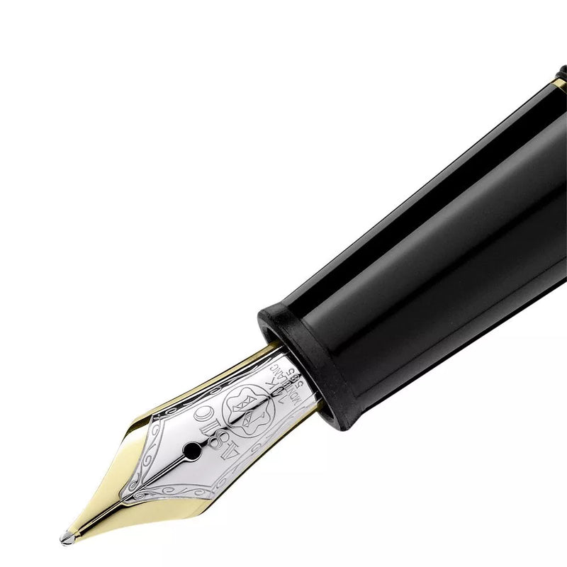 Montblanc Meisterstück Classique fountain pen black, imported from the UK
