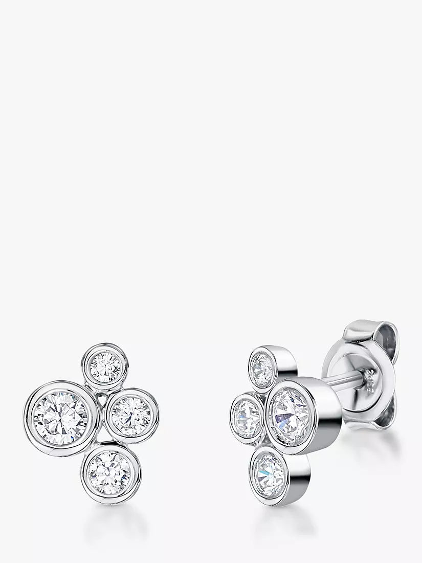 Jools by Jenny Brown cubic zirconia drop earrings, imported from the UK