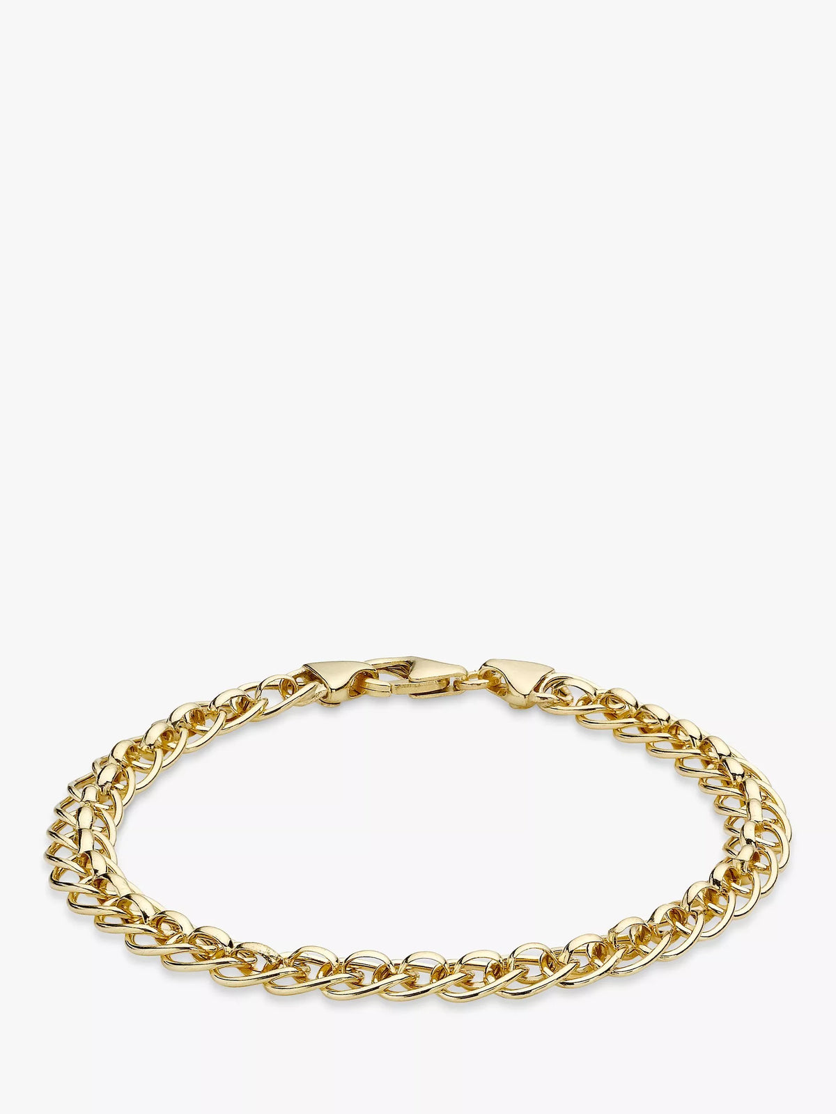 IBB 9ct yellow gold rollerball bracelet 19cm, UK version