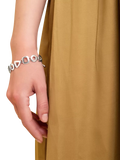 Andea sterling silver bracelet with cut out shapes, UK version