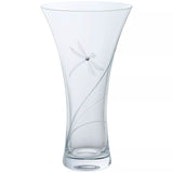 Dartington Crystal Dragonfly Vase, Large, H25cm, Clear