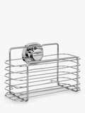 BlissHome Lock N Roll Rectangular Suction Shower Basket