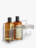 BlissHome suction shower basket with soap dish and hooks - British product