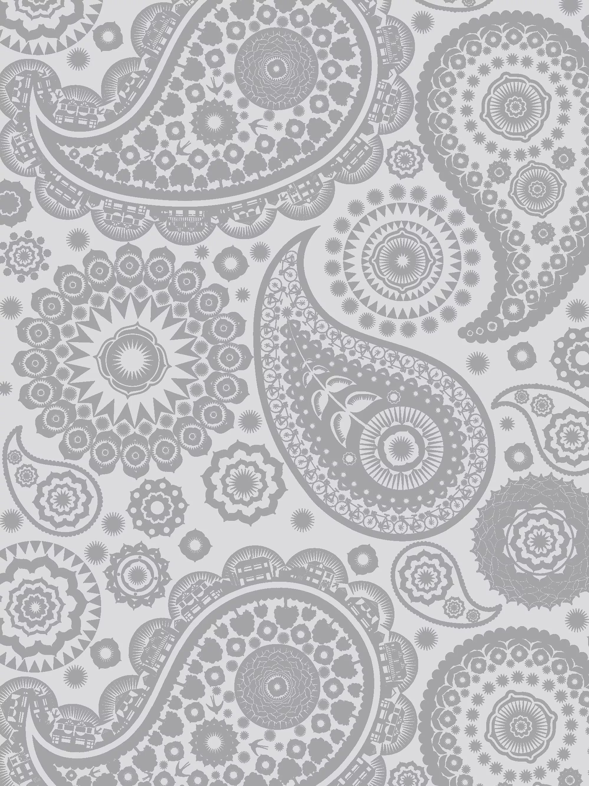 Mini Moderns Paisley Crescent Wallpaper L10m x W52cm