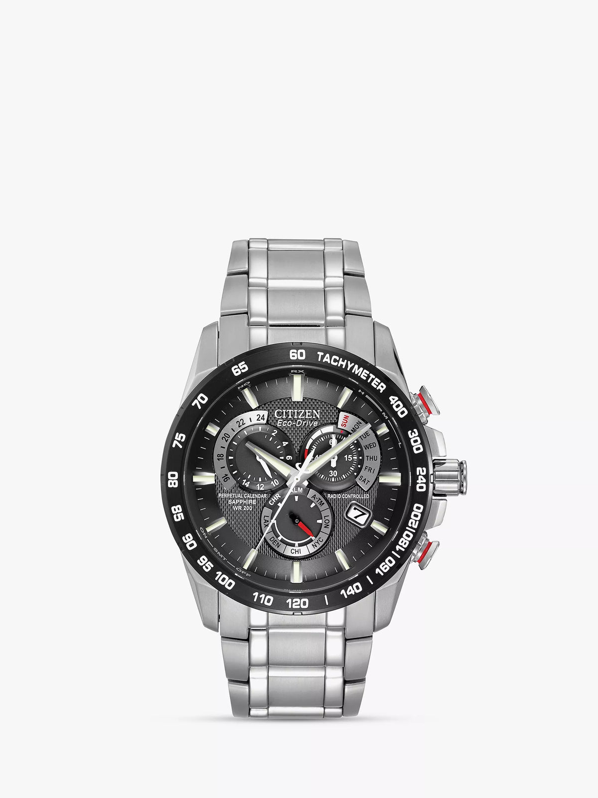 Citizen Eco-Drive perpetual calendar chronograph watch - British product