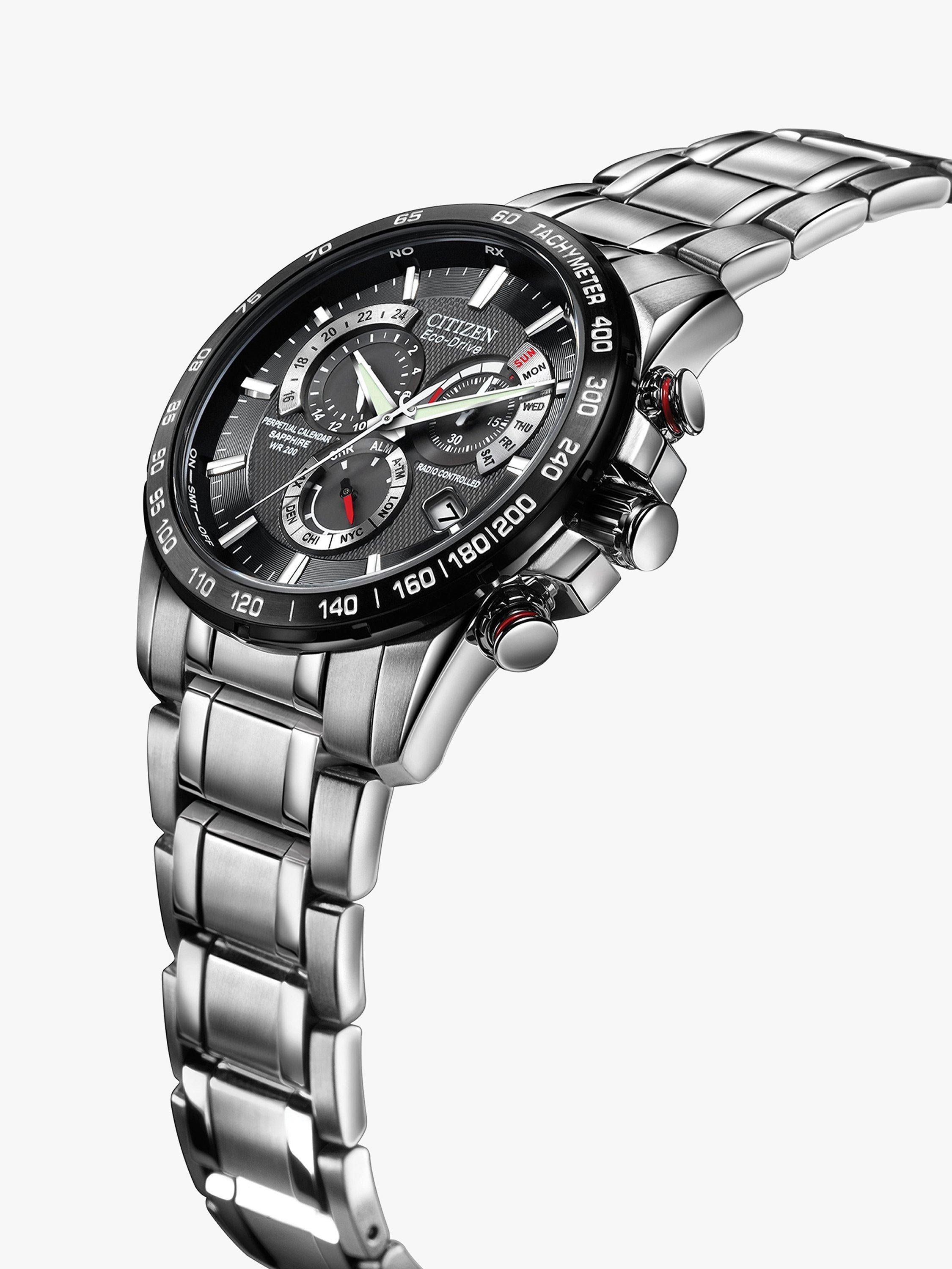 Citizen Eco-Drive perpetual calendar chronograph watch - British product