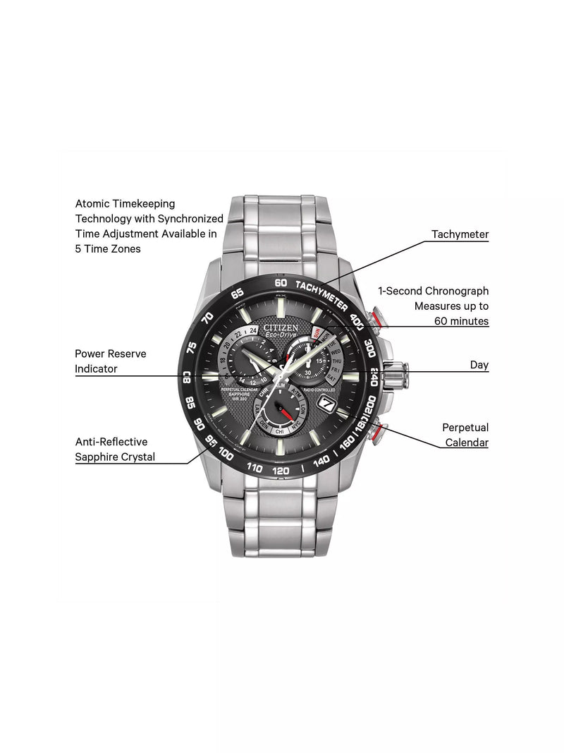 Citizen Eco-Drive perpetual calendar chronograph watch - British product