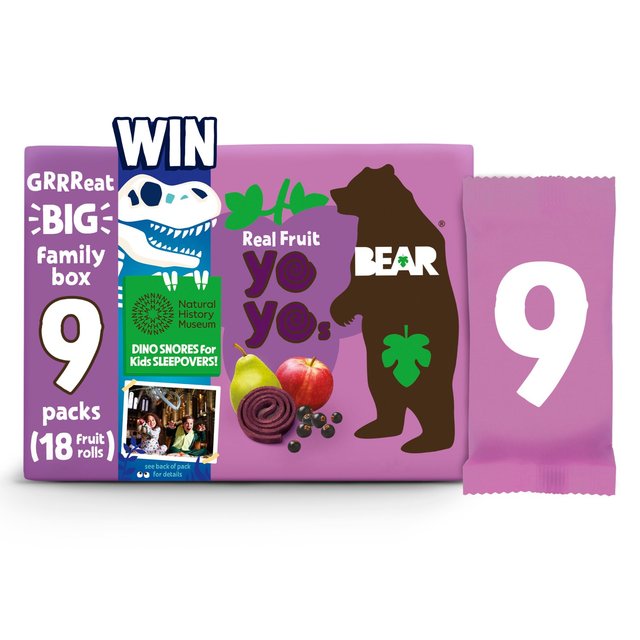 BEAR Fruit Yoyos Blackcurrant Family Pack   9 x 20g GOODS M&S   