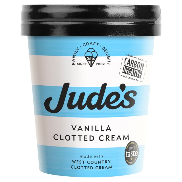 Jude's Vanilla Clotted Cream Ice Cream   460ml GOODS M&S   