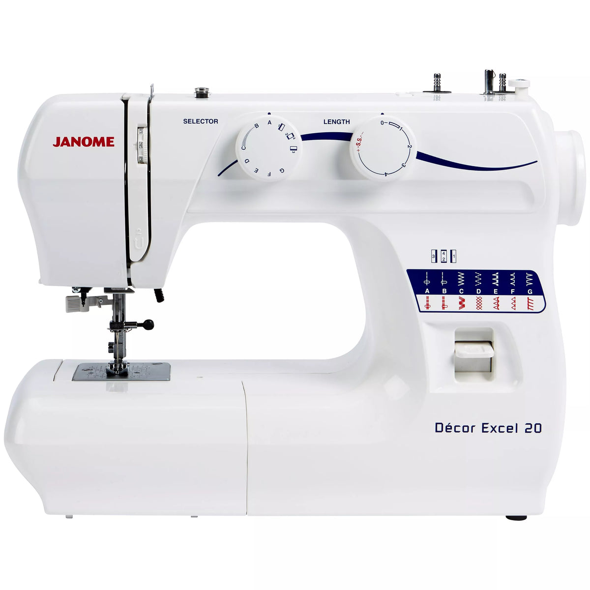 Janome Decor Excel 20 sewing machine, imported from the UK