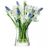 LSA International Flower Garden Posy Vase clear H13cm, UK version