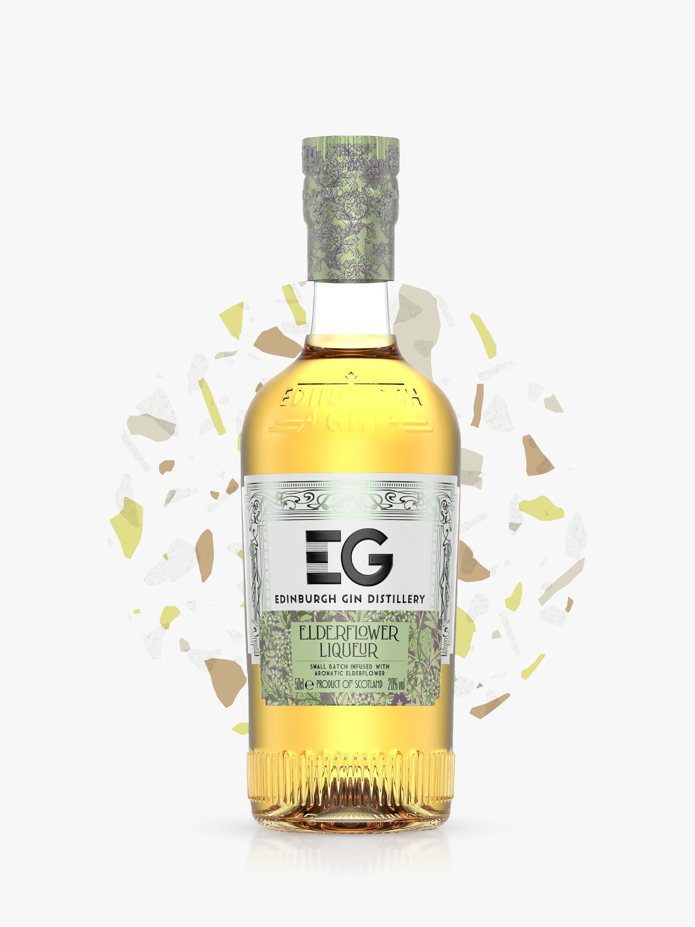 Edinburgh Gin elderflower liqueur 50cl bottle - British product