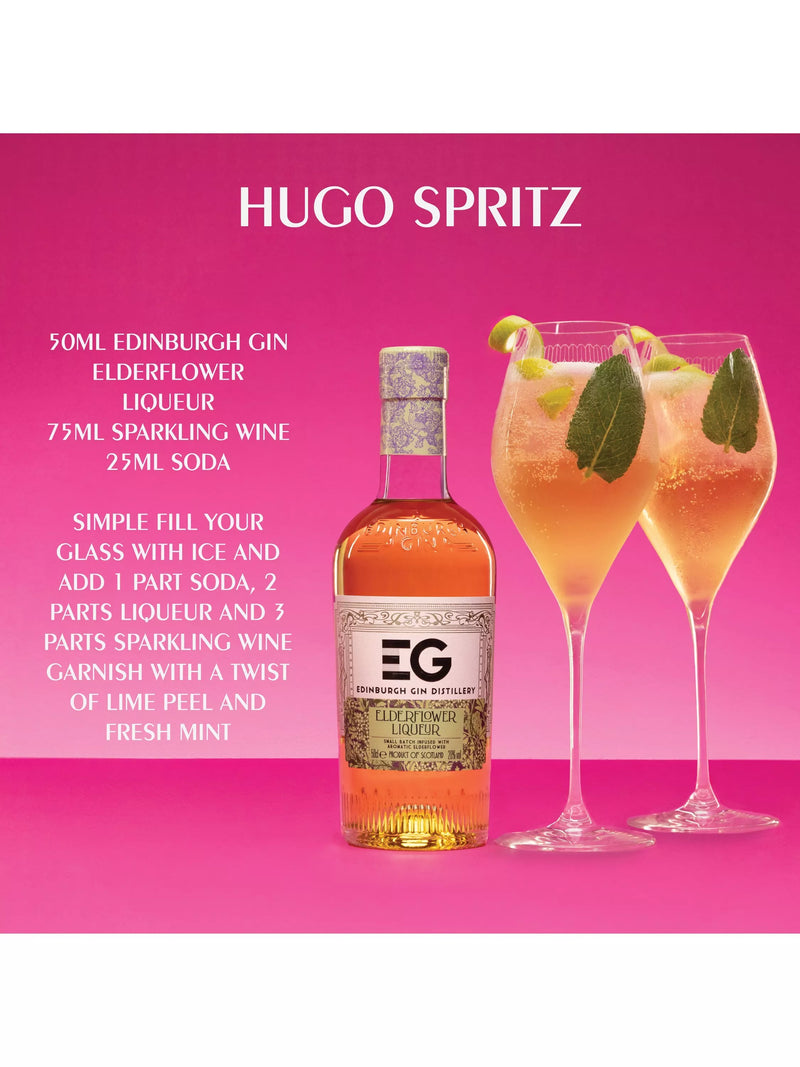 Edinburgh Gin elderflower liqueur 50cl bottle - British product