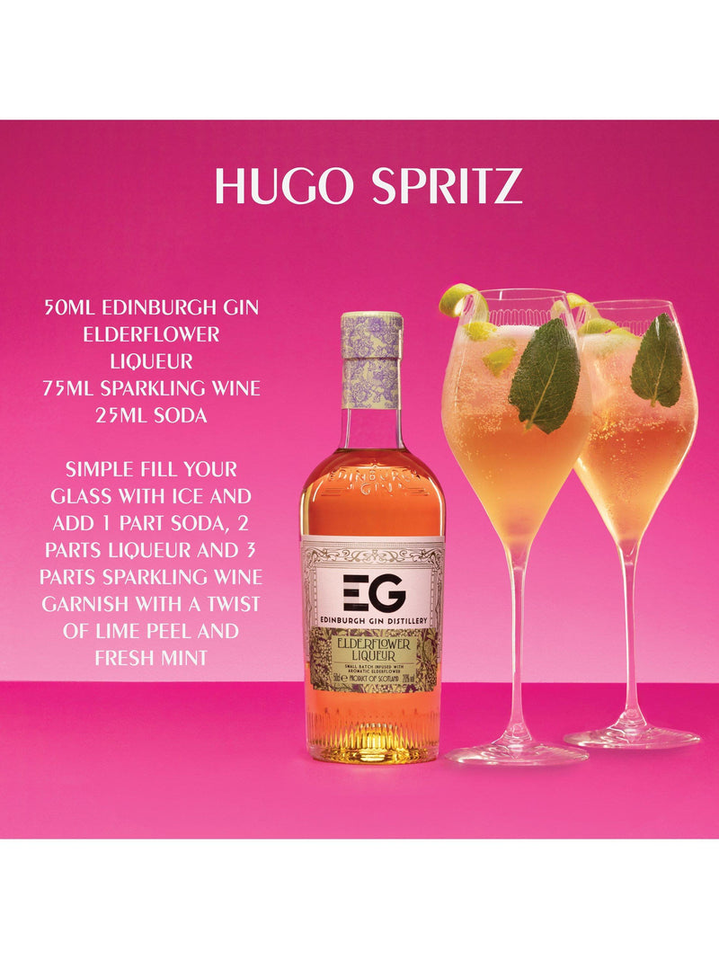Edinburgh Gin elderflower liqueur 50cl bottle - British product