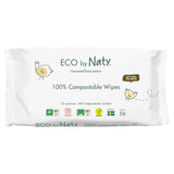 Eco by Naty Sensitive Compostable Wipes   56 per pack GOODS M&S   