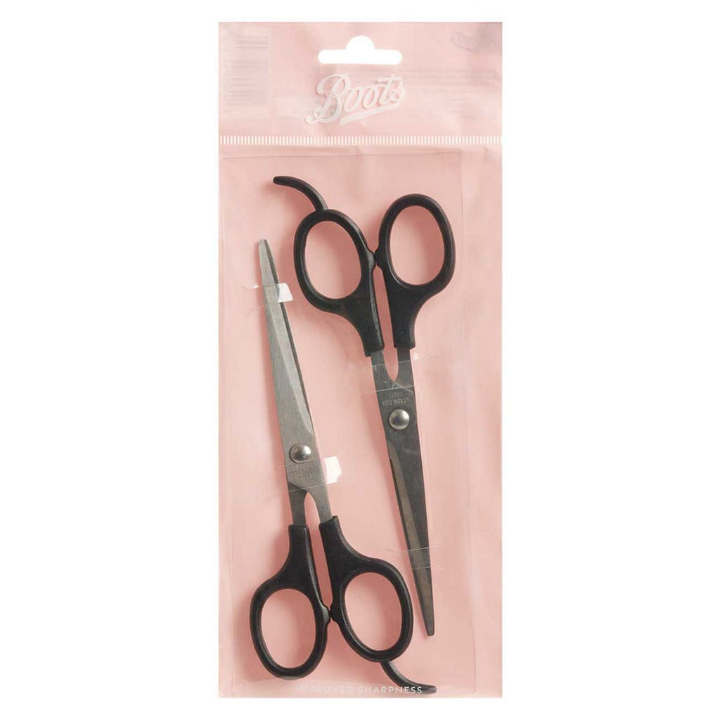 Boots Hair Scissors Twin Pack