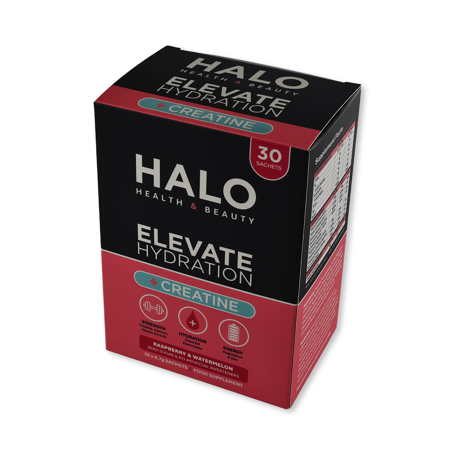 Halo Elevate hydration creatine powder 30 sachets, UK version