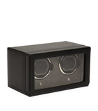 WOLF Cub double watch winder with cover in vegan leather - British product