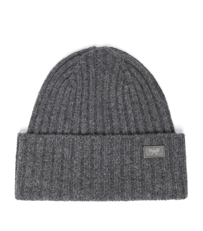 Weekend Max Mara virgin wool logo beanie, UK version