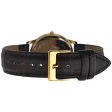 Sekonda men's date dial leather strap watch - British product