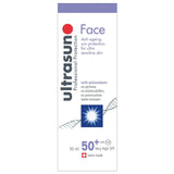 Ultrasun SPF 50+ Anti-Ageing Ultra Sensitive Facial Sun Cream 50ml (British brand)