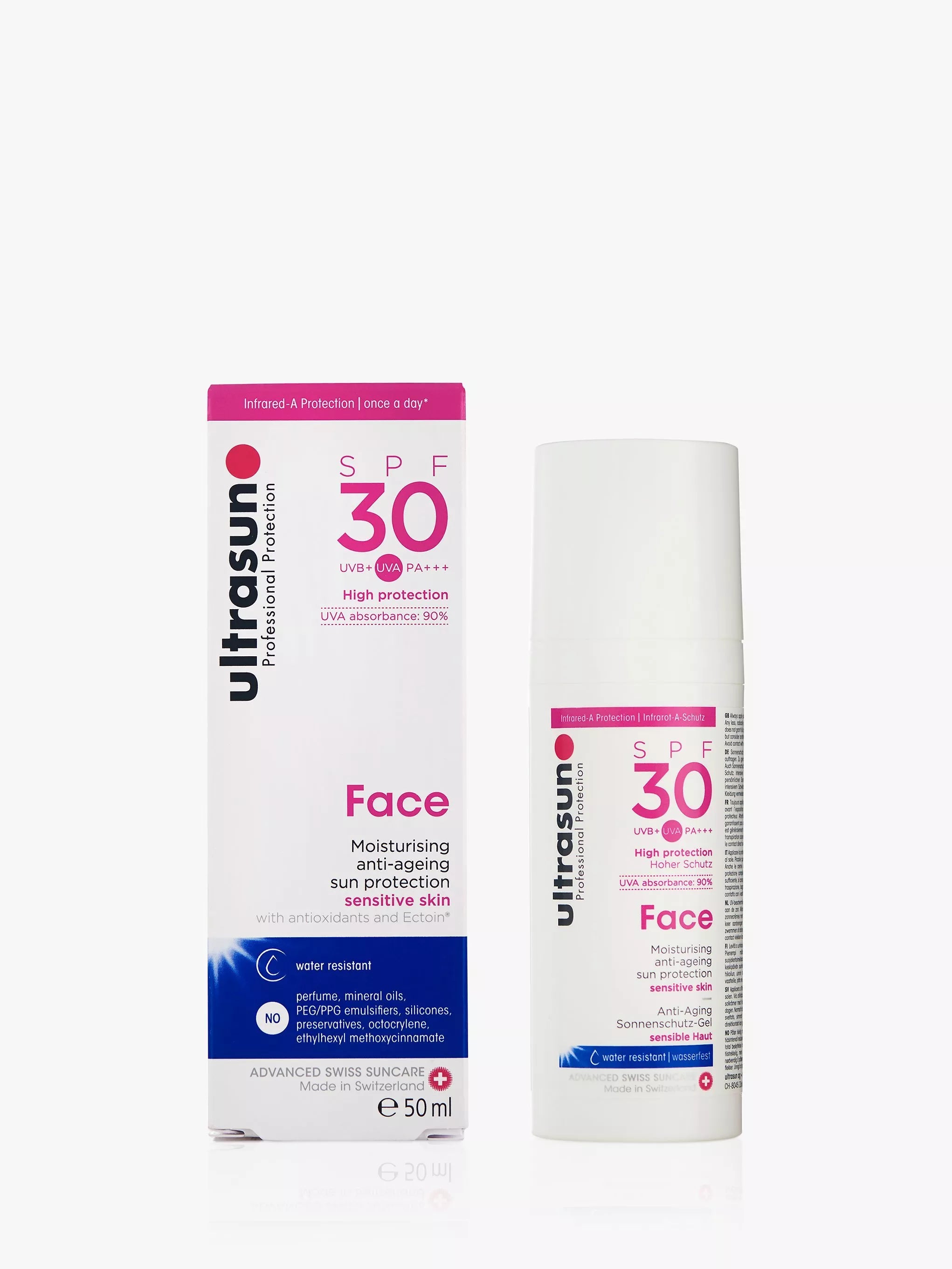 Ultrasun anti-ageing sun cream SPF 30 50ml (British brand)