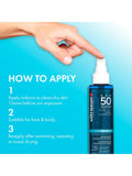 Ultrasun SPF 50 Sports Transparent sun protection spray 150ml (British brand)