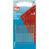 Prym hand sewing needles size 5 pack of 20, imported from the UK