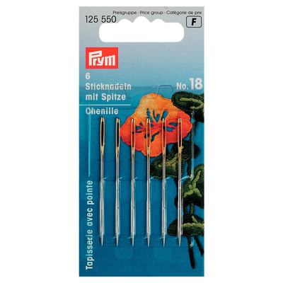 John Lewis Prym Chenille Needles Size 18 Pack of 6- Buy online at McGrocer