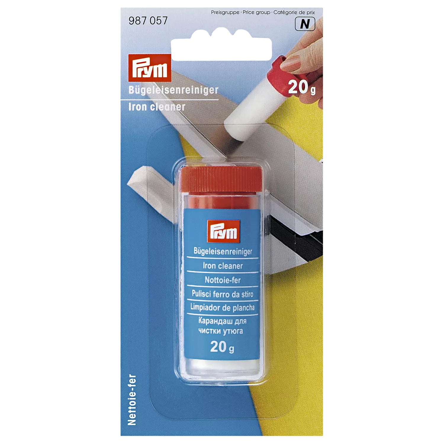 Prym iron surface cleaner 20g, imported from the UK