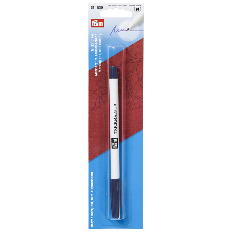Prym self-erasing Trickmarker Pen with fibre tip - British product