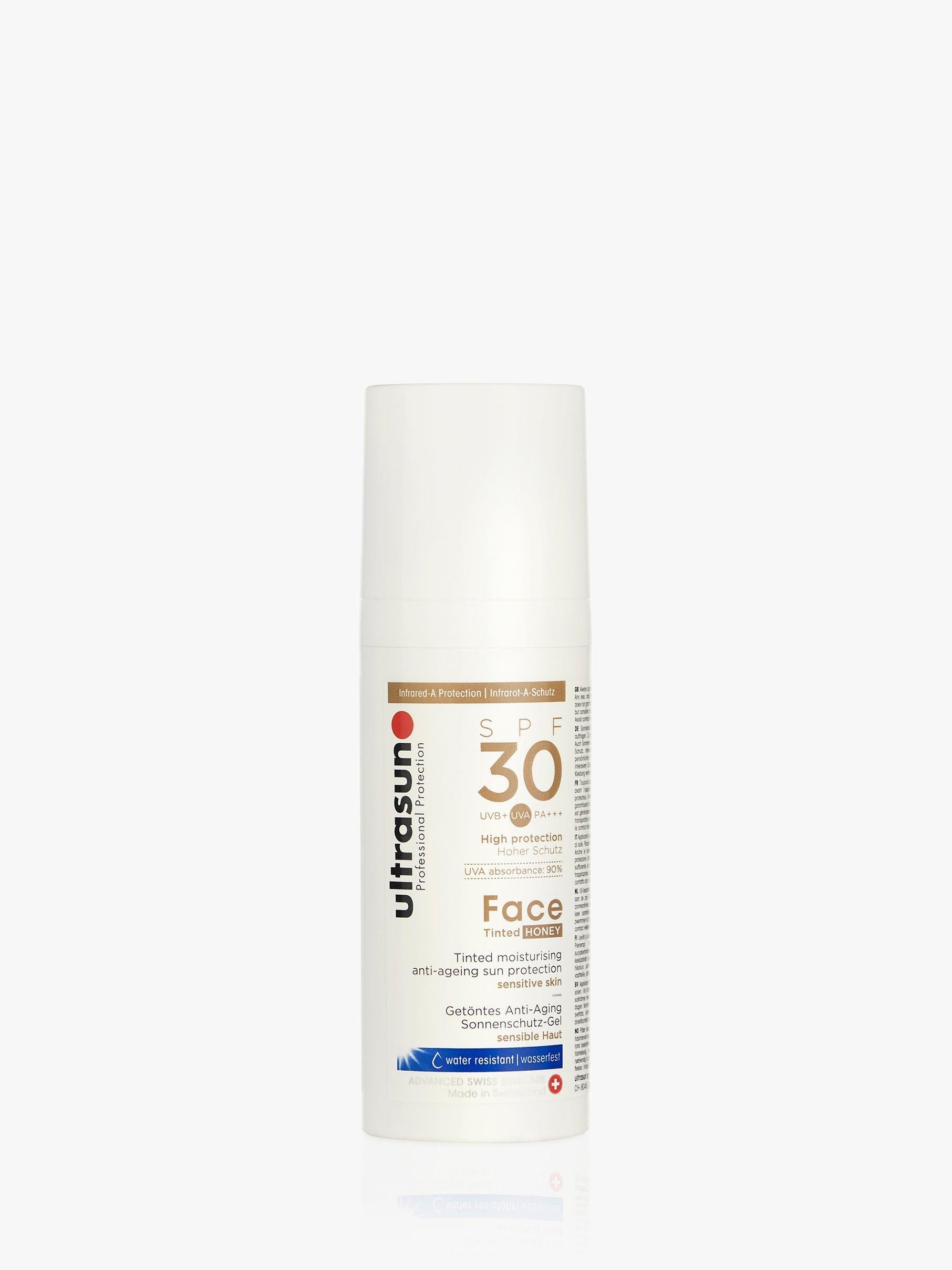 Ultrasun SPF 30 tinted face sun cream 50ml (British brand)