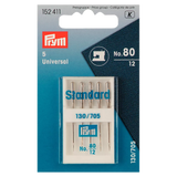 Prym universal sewing machine needles size 80 pack of 5, UK version