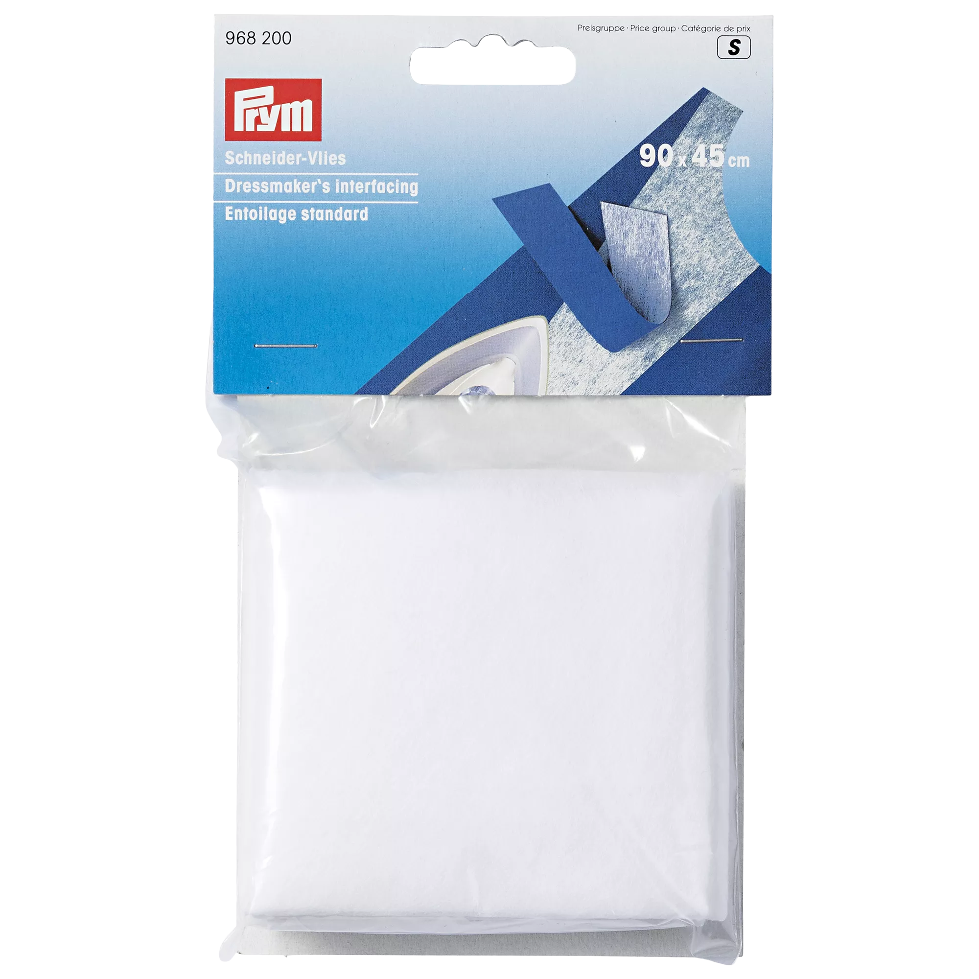 Prym dressmaker interfacing white iron-on - British product