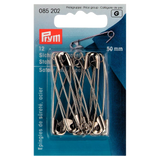 Prym safety pins silver 50mm pack of 12, UK version