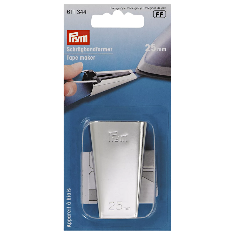 Prym bias tape maker 25mm metal - British product