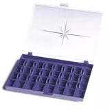 Prym bobbin box plastic storage for 32 bobbins, UK version