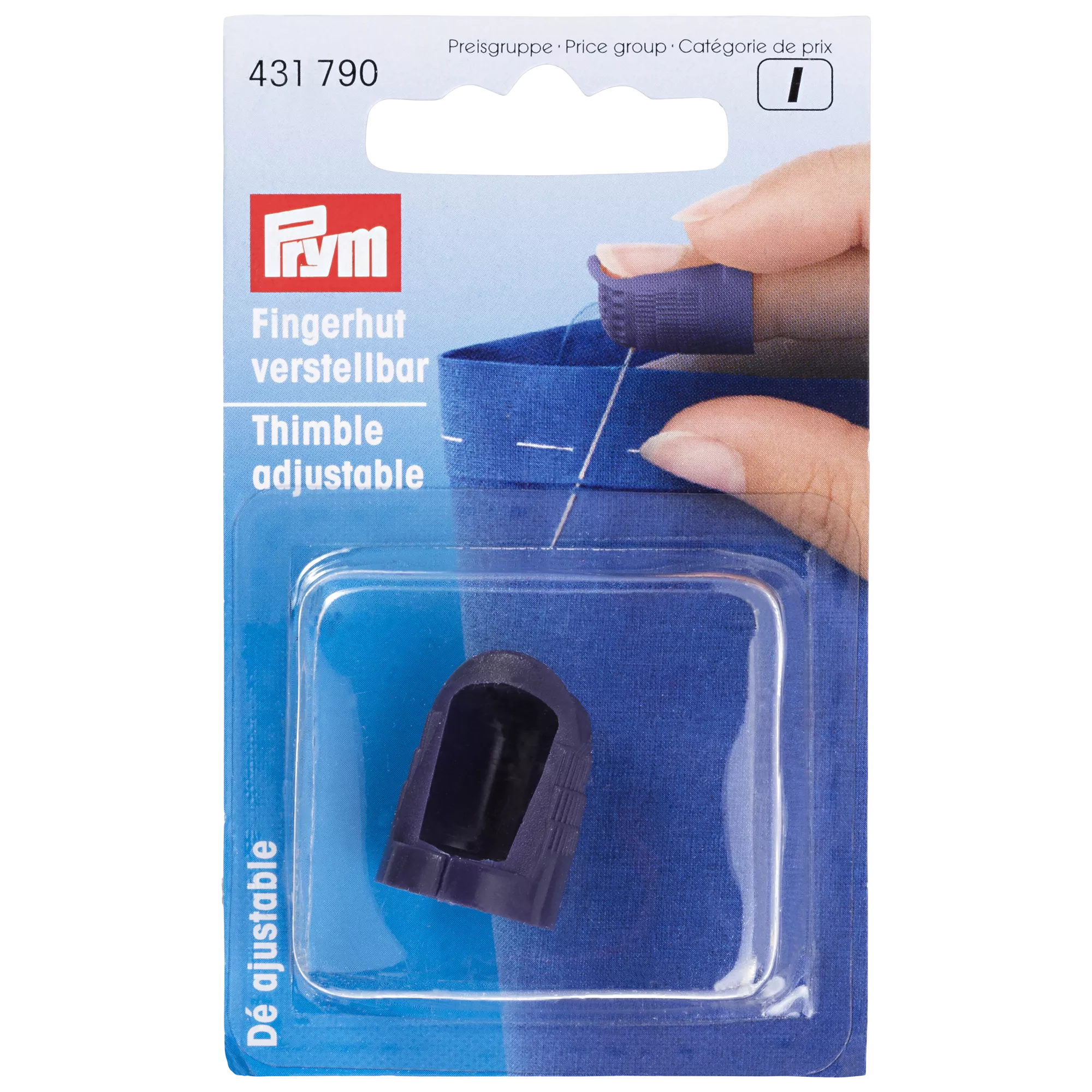 Prym adjustable thimble, UK version