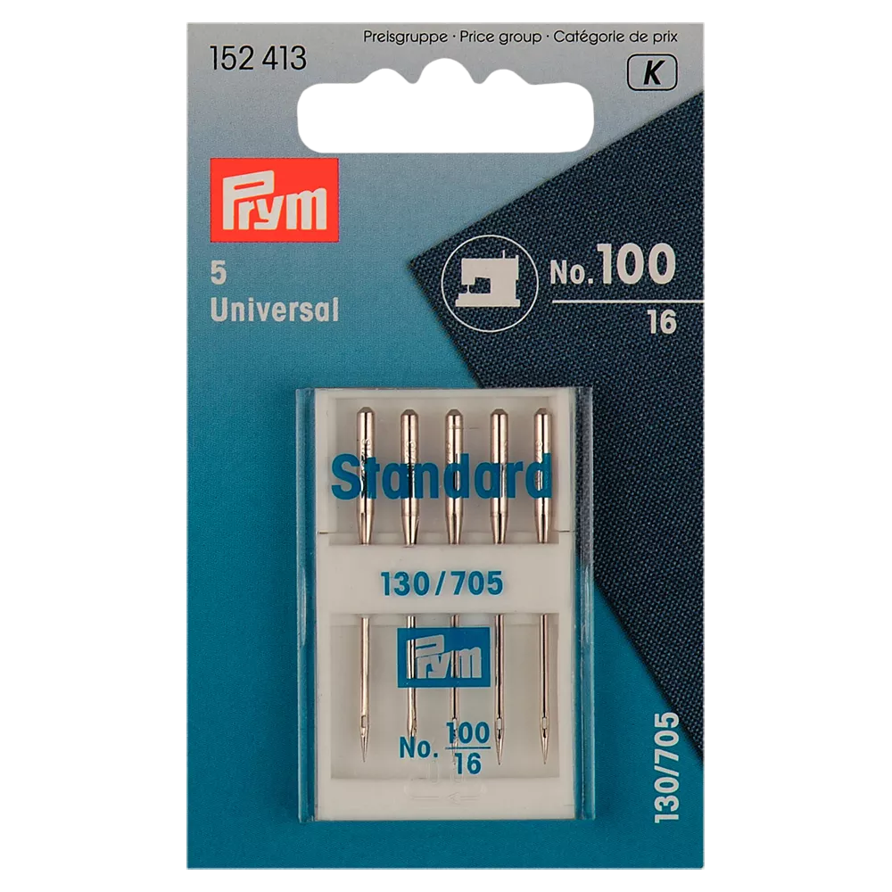 Prym sewing machine needles pack of 5 size 100, UK version