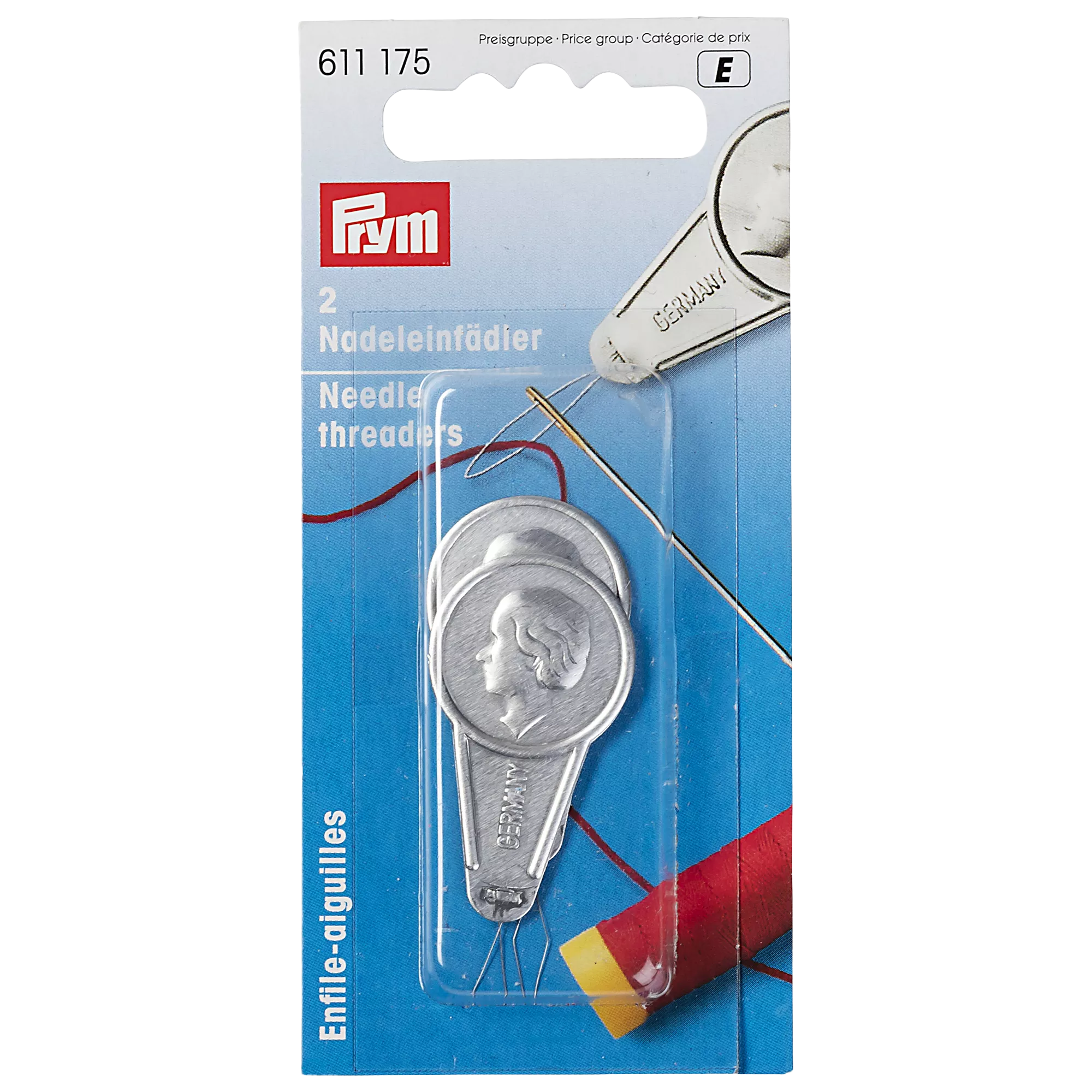 Prym needle threaders pack of 2, imported from the UK