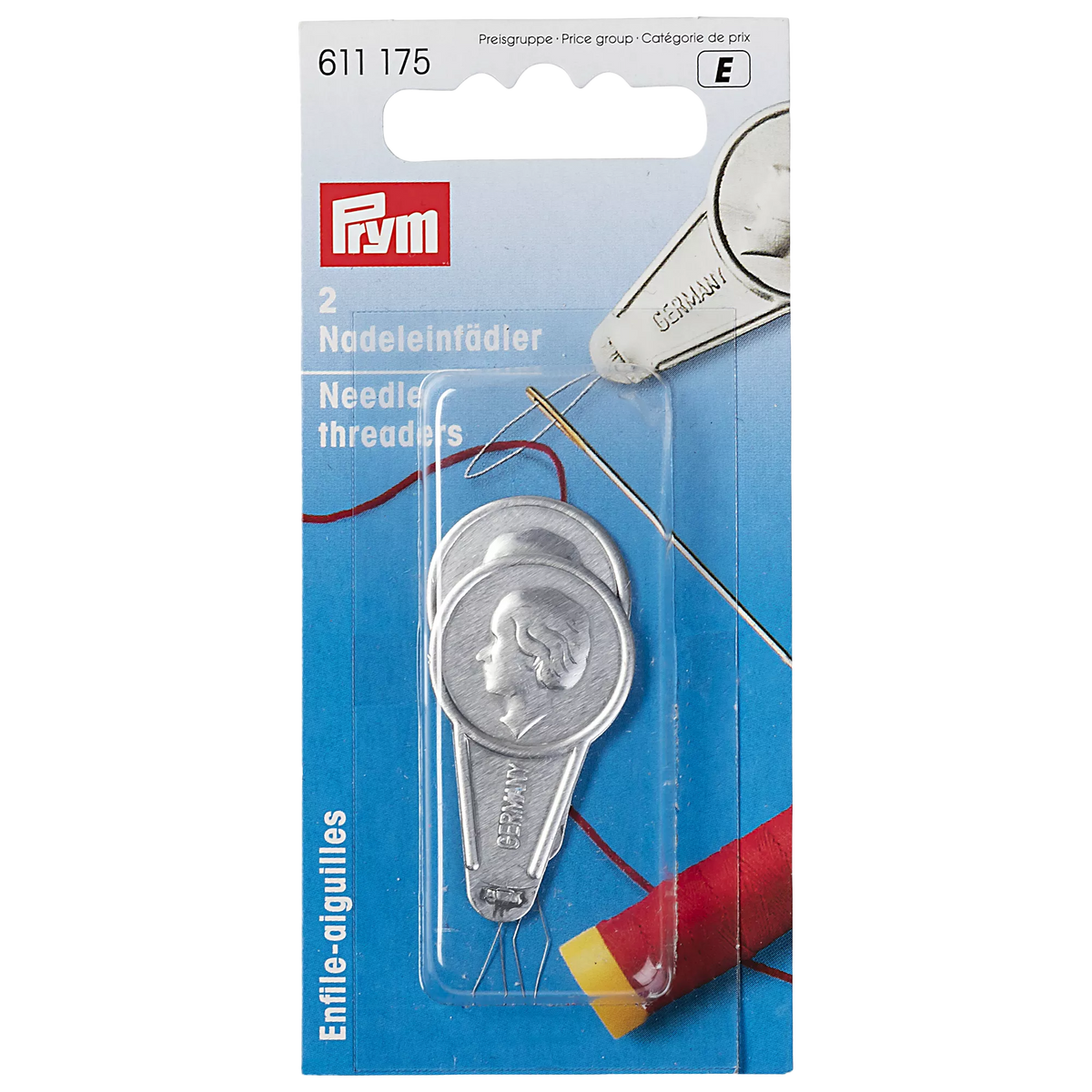 Prym needle threaders pack of 2, imported from the UK