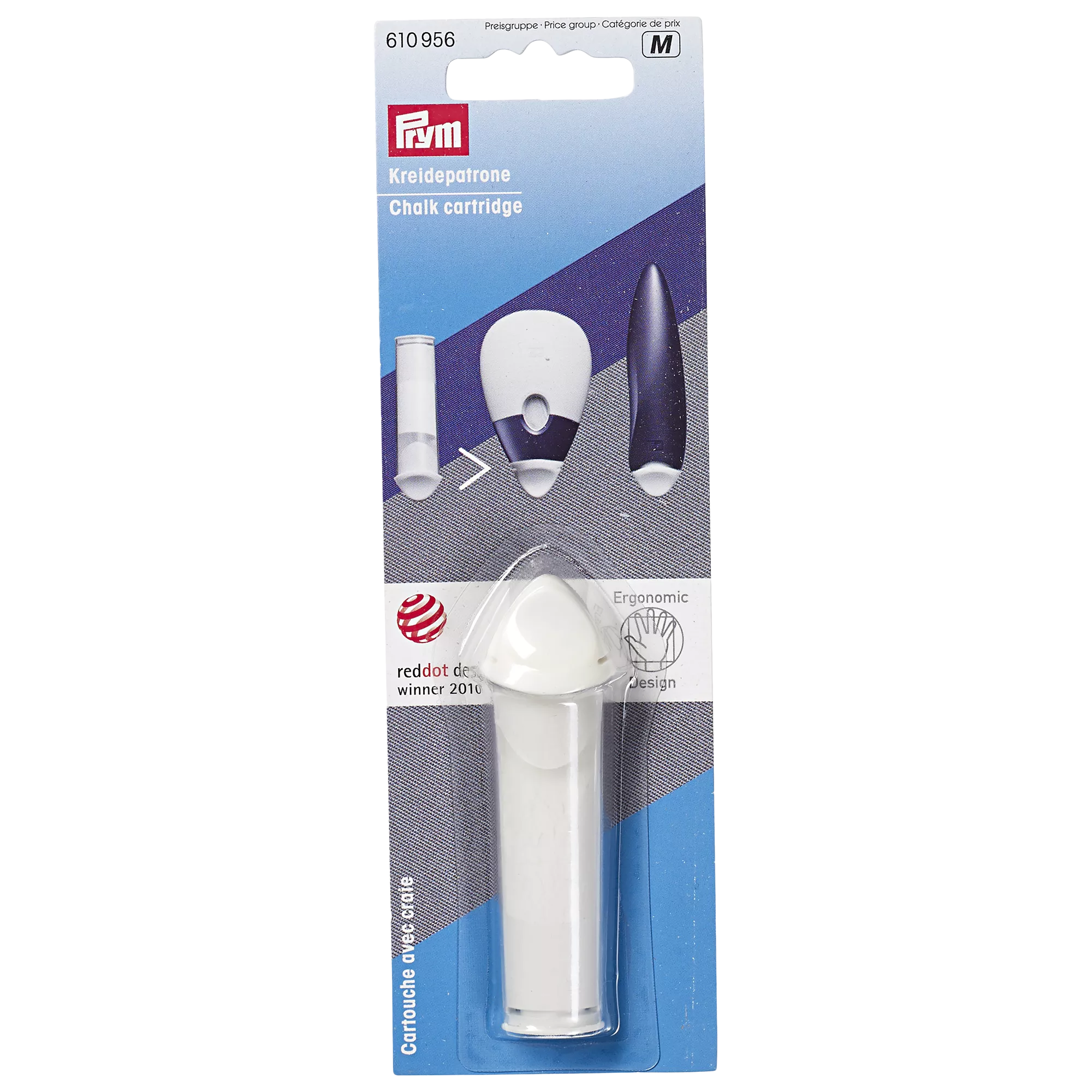Prym chalk cartridge refill white (British brand)