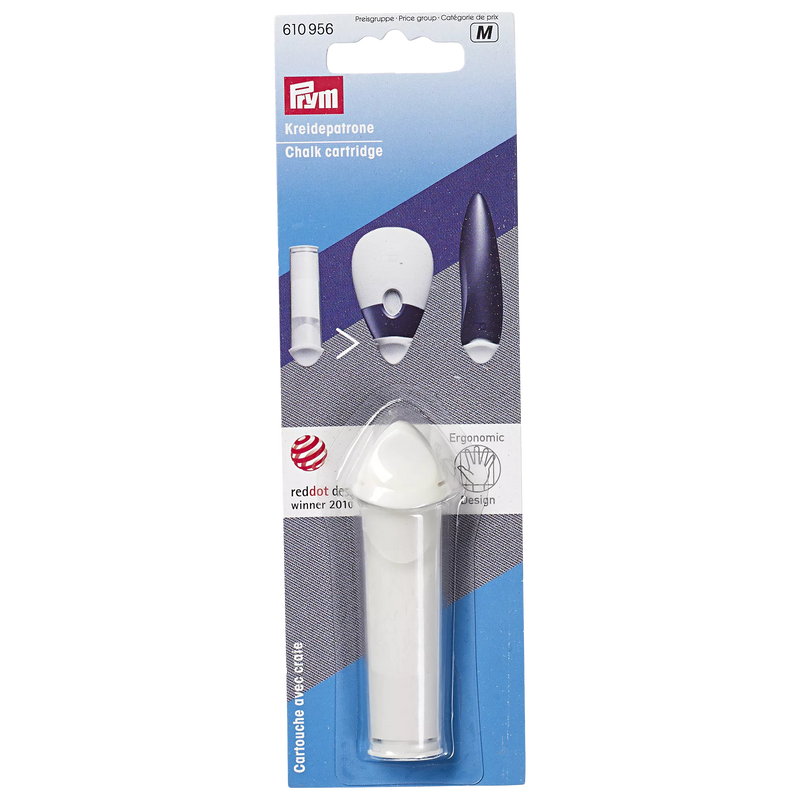 Prym chalk cartridge refill white (British brand)