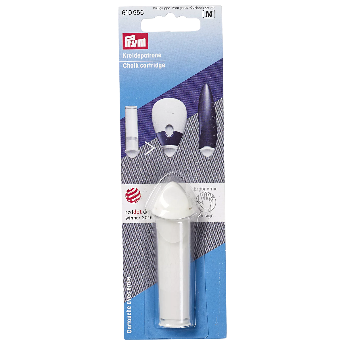Prym chalk cartridge refill white (British brand)