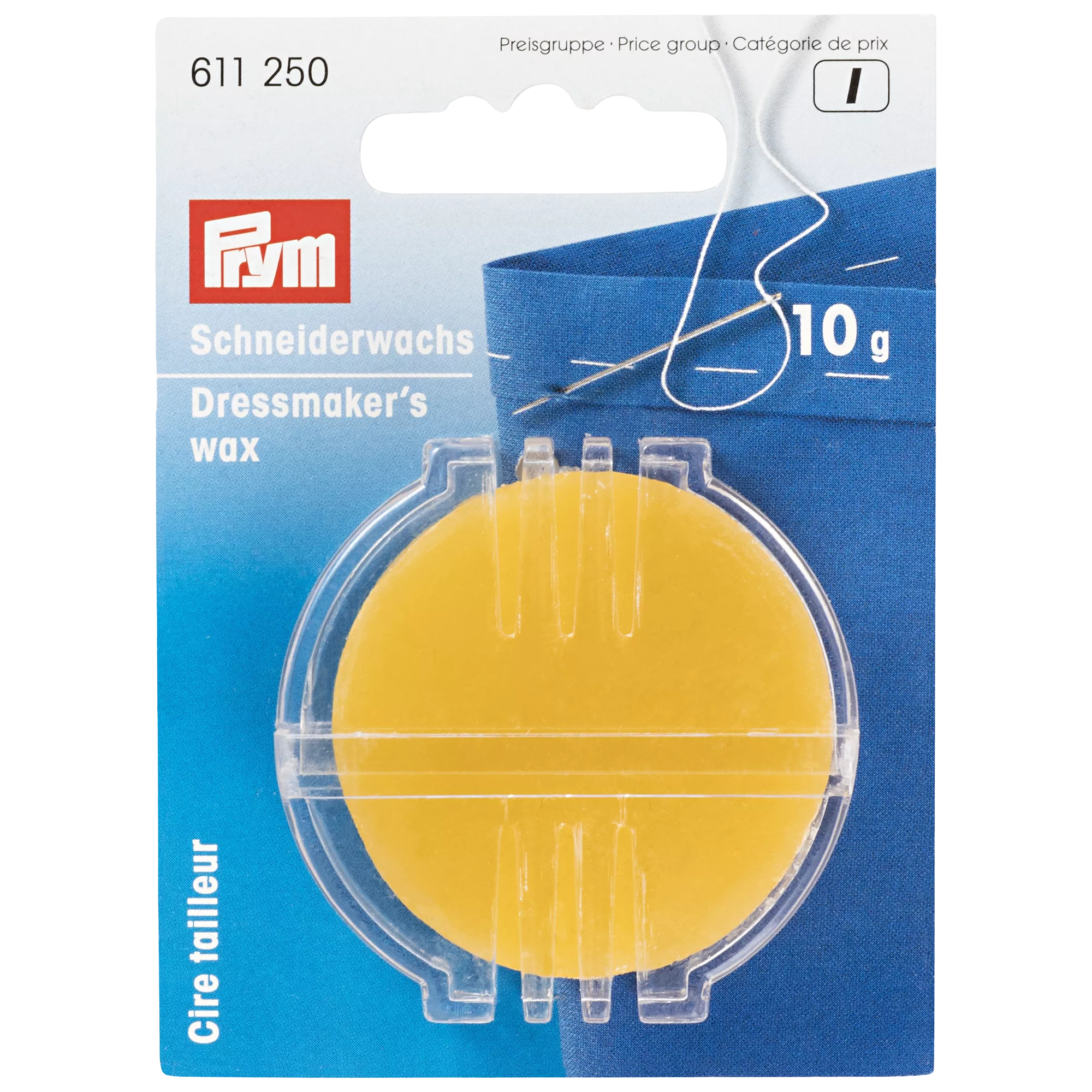 Prym beeswax with holder 10g sewing tool (British brand)